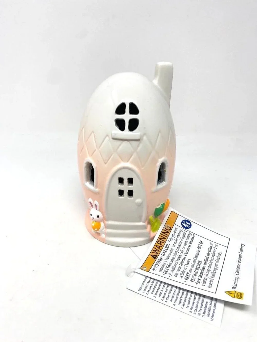 Target Lighted Polyresin Easter Egg Shaped House Lamp Spritz™ Decor